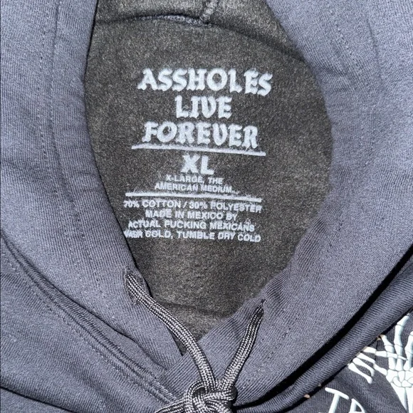 ALF Black Graphic Hoodie Size XL - Picture 3 of 4